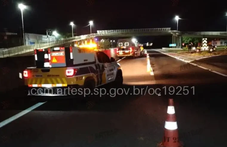 Pedestre é atropelado e morto na SP-342, em Mogi Guaçu; motorista foge sem prestar socorro