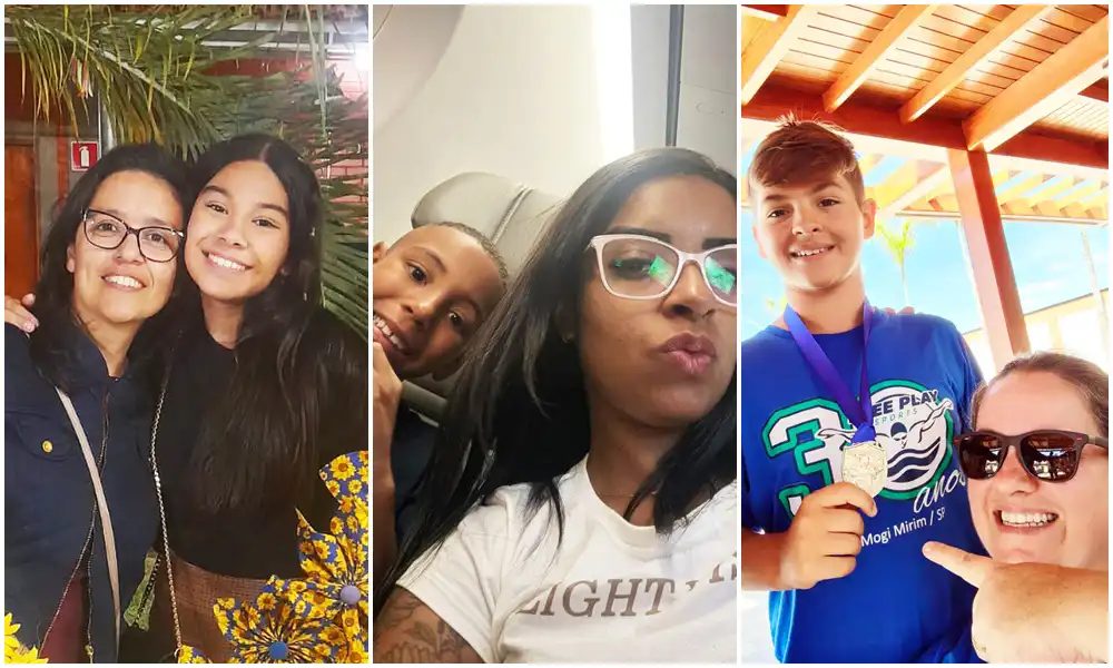 Mães não medem esforços para acompanhar rotina de filhos atletas