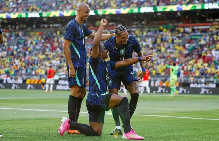Brasil vence Egito em último amistoso antes da Copa do Mundo