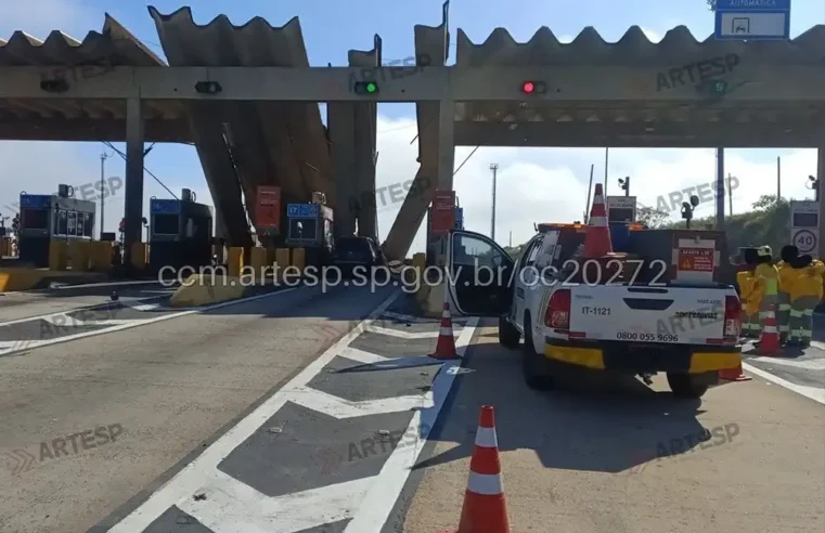 Acidente na praça de pedágio da SP-340, em Campinas, resulta em morte de motorista