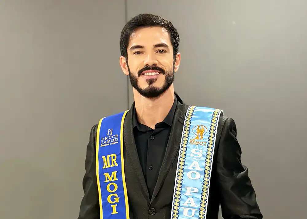 Guaçuano Mateus Bandeira vence Mister São Paulo e garante vaga no Mister Brasil