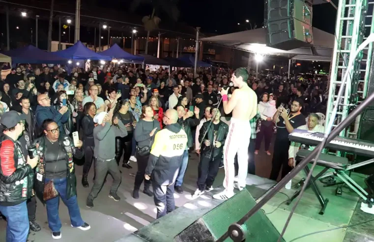 Dia Mundial do Rock reúne grande público em festa da música no Espaço Cidadão