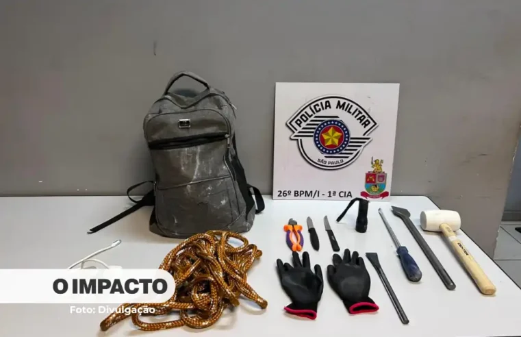 Homem é preso em flagrante por tentativa de furto a joalheria em shopping de Mogi Guaçu