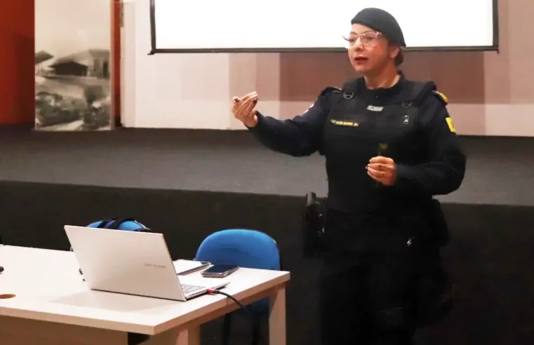 GCM promove palestra sobre prevenção a golpes contra pessoa idosa, na Acimm
