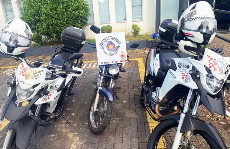 Adolescente é apreendido com moto furtada, em Mogi Guaçu