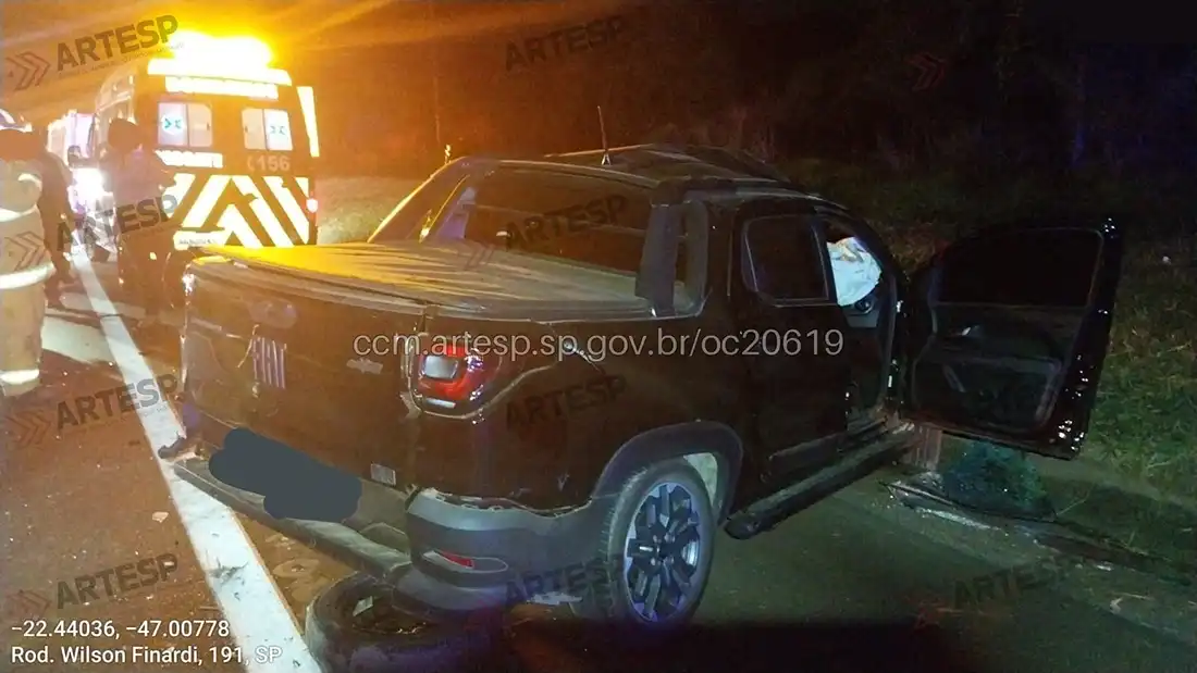 Jovem de 18 anos morre em acidente na SP-191, em Mogi Mirim
