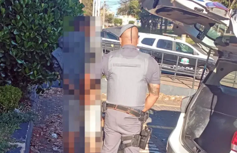 Homem é preso em flagrante após agredir a mãe com socos no rosto, em Mogi Guaçu