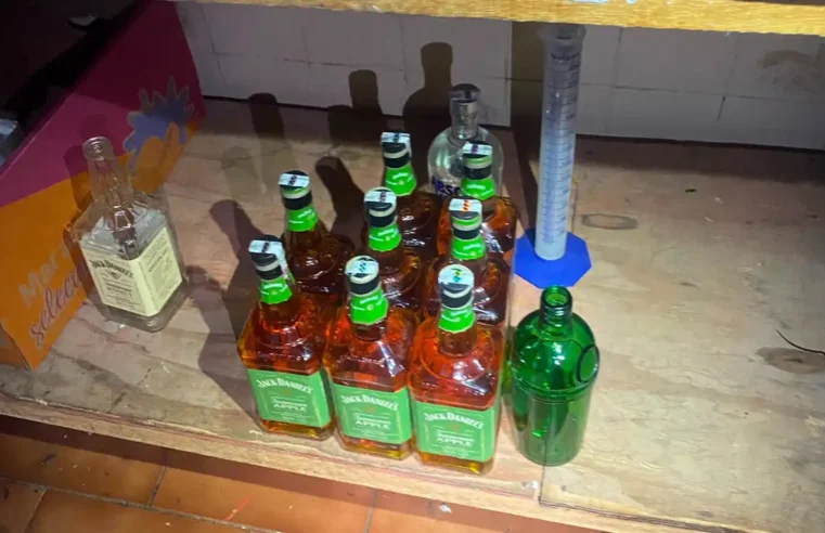 Dois são presos por suspeita de falsificação e adulteração de bebidas em Mogi Mirim