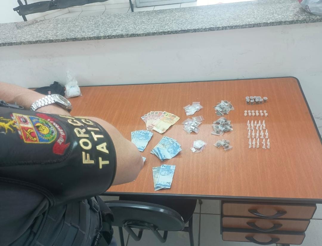 Adolescente é apreendido com drogas durante abordagem no Parque das Laranjeiras