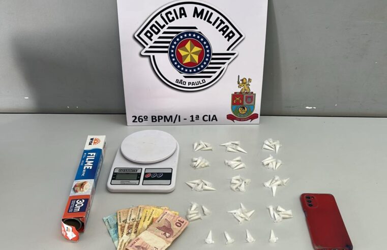 Polícia Militar apreende drogas e materiais do tráfico em Estiva Gerbi