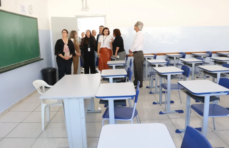 Escola Francisco Piccolomini recebe melhorias estruturais durante o recesso escolar
