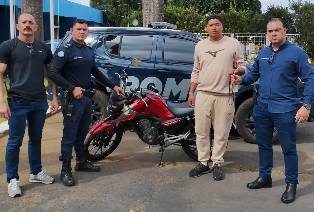 Moto furtada é recuperada pela GCM em Mogi Guaçu