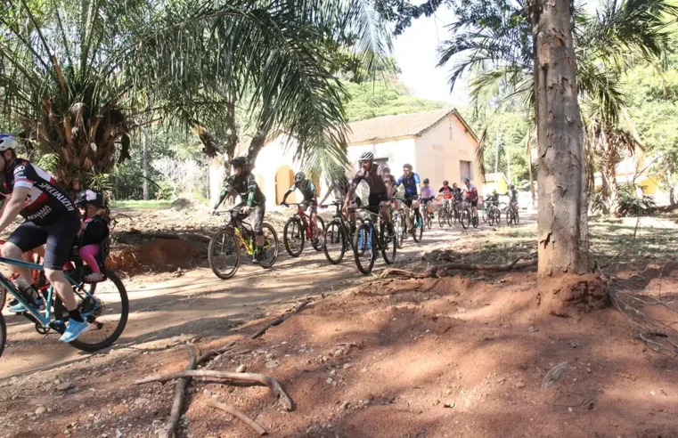 Passeio ciclístico reúne cerca de 250 pessoas no Horto Florestal de Mogi Mirim