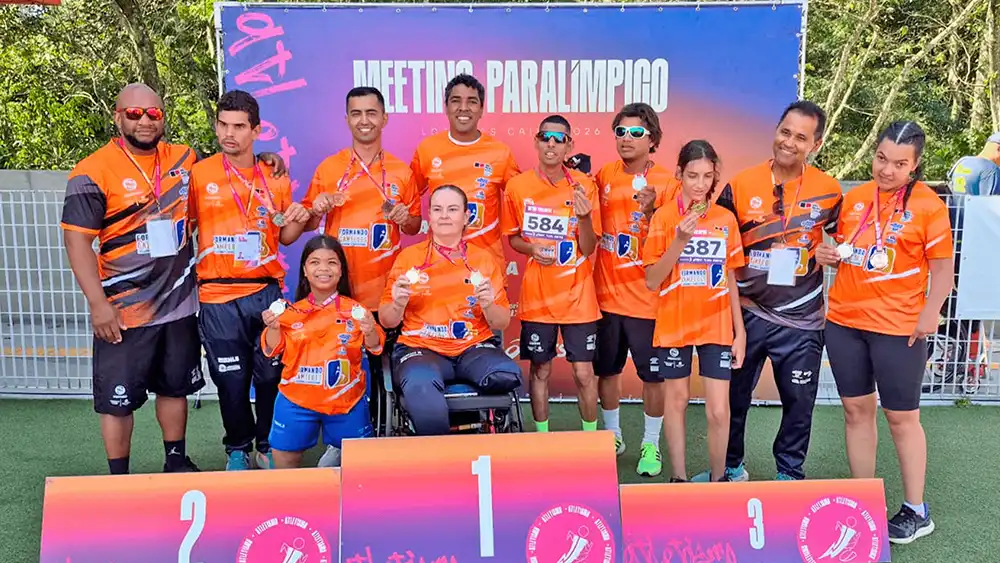 Atletismo paralímpico de Mogi Guaçu conquista 13 medalhas em São Paulo