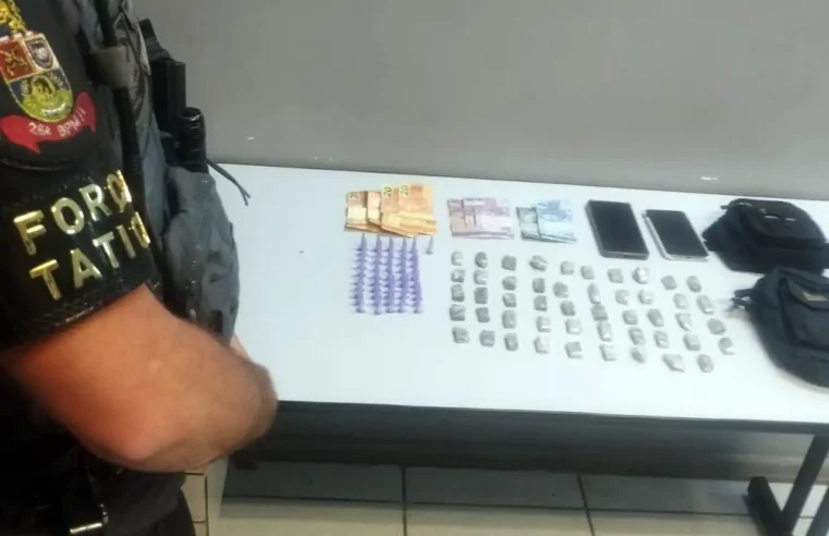 PM prende dois homens por tráfico após perseguição em Mogi Guaçu