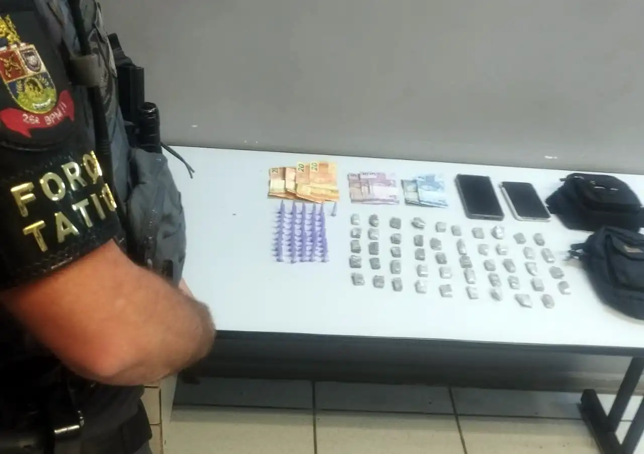 PM prende dois homens por tráfico após perseguição em Mogi Guaçu
