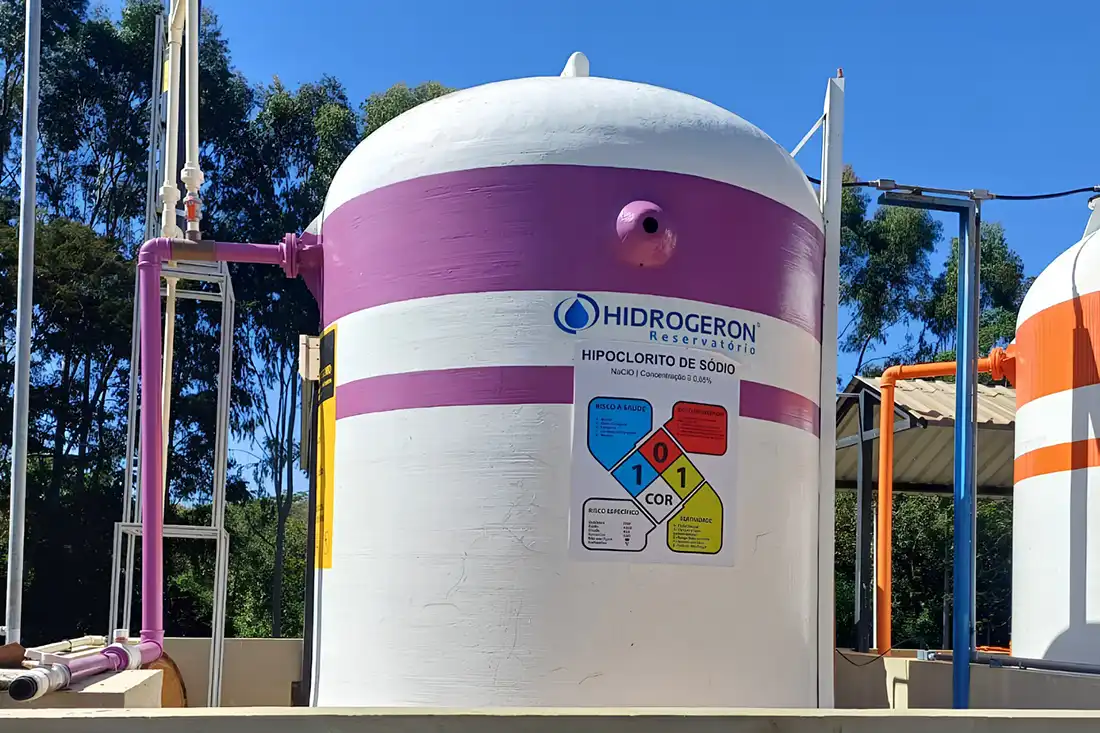 Sesamm aprimora sistema com produção de Hipoclorito de Sódio a partir de água de reúso