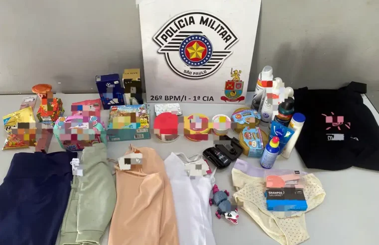 Mulher é presa após furto de produtos em lojas de shopping e farmácia em Mogi Guaçu