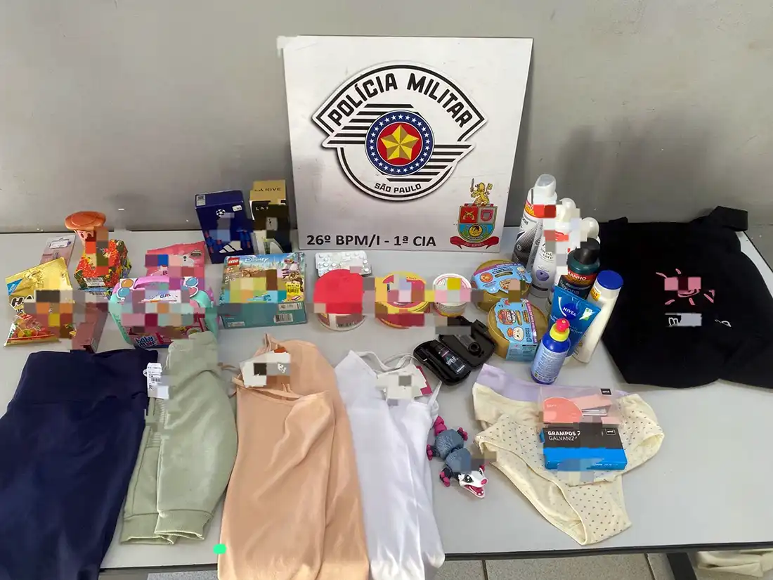 Mulher é presa após furto de produtos em lojas de shopping e farmácia em Mogi Guaçu