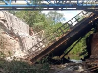 Ponte da Rodovia Nagib Chaib é demolida para dar lugar à nova estrutura