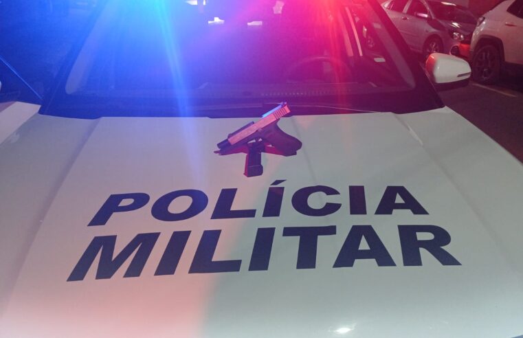 PM apreende simulacro de arma de fogo durante abordagem no Centro de Mogi Mirim