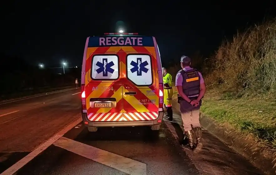 Pedestre é socorrido após ser encontrado desorientado na SP-147, em Itapira