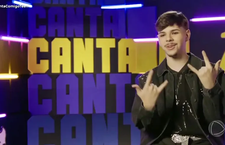 Vitor Bertoline se classifica para a final do Canta Comigo Teen